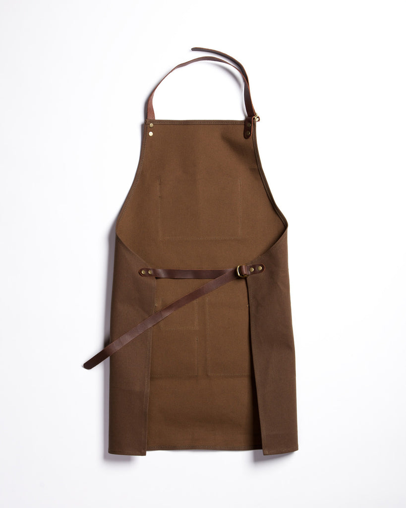 TRVR Waxed Canvas and Leather Gentleman's Apron