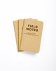 Field Notes Pack of 3 - Blank