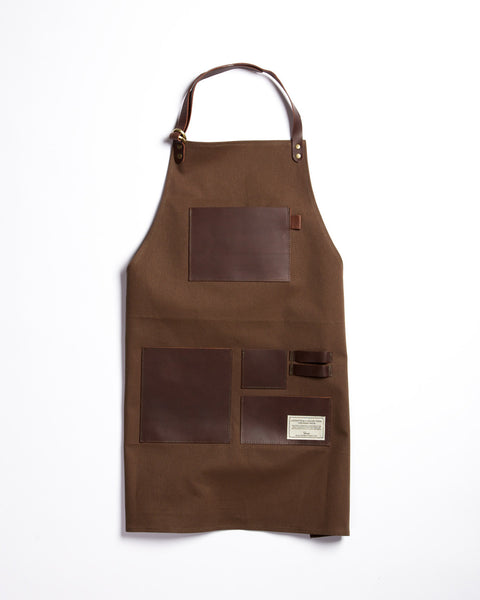 TRVR Waxed Canvas and Leather Gentleman's Apron