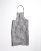 Fog Linen Wide Stripe Work Apron