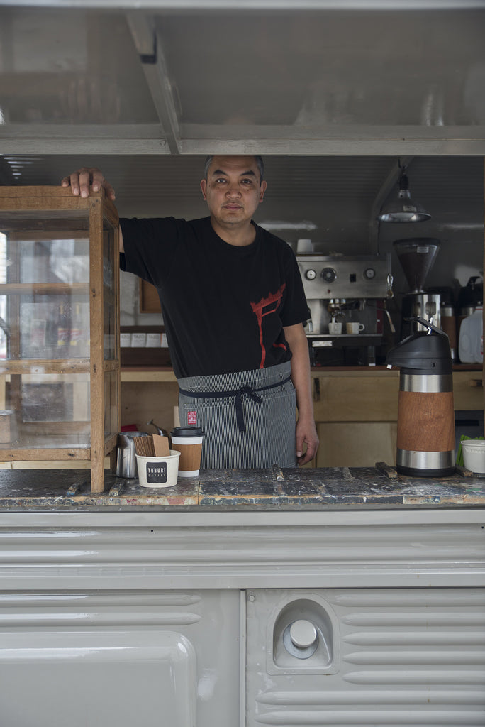 Hand-Eye USA Made Waist Apron Hickory Stripe