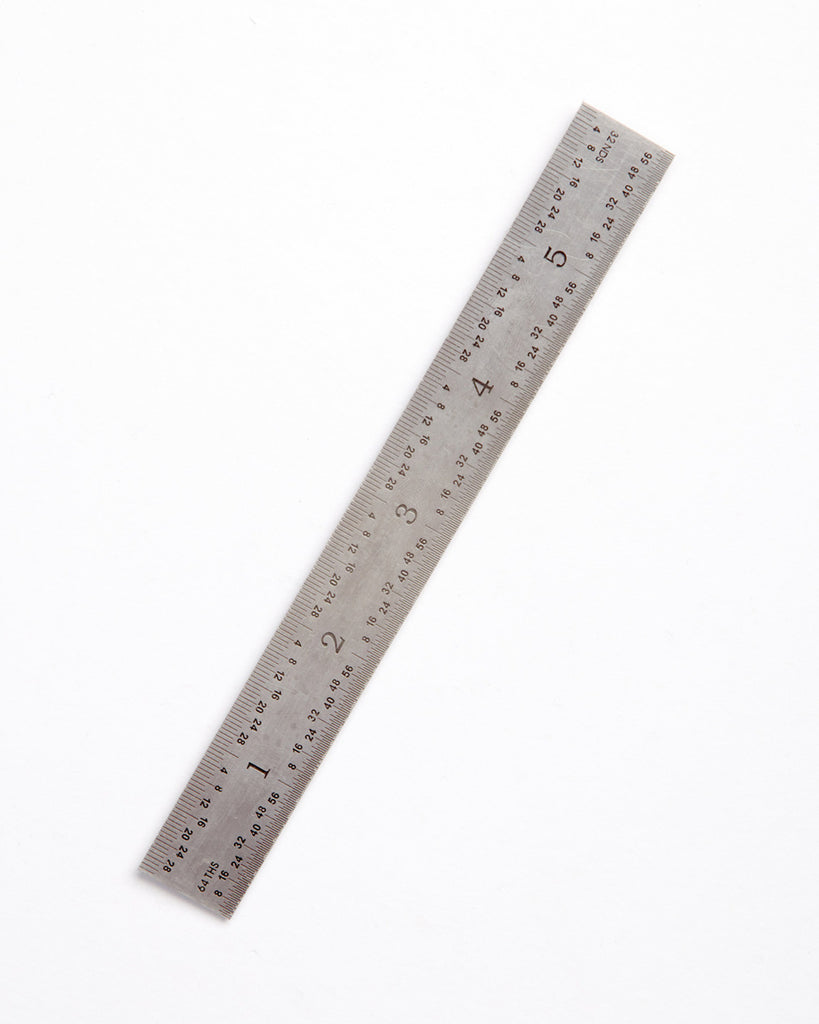 General Tools 6" Stainless Steel Precision Rule - 676 Imperial