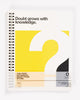 Ogami Spiral Quote Notebook Doubt