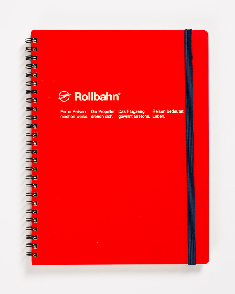 Rollbahn Spiral Notebook 8"x10"