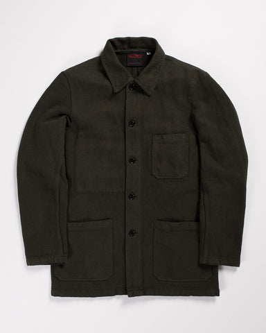 Pointer Brand Washed Denim Chore Coat