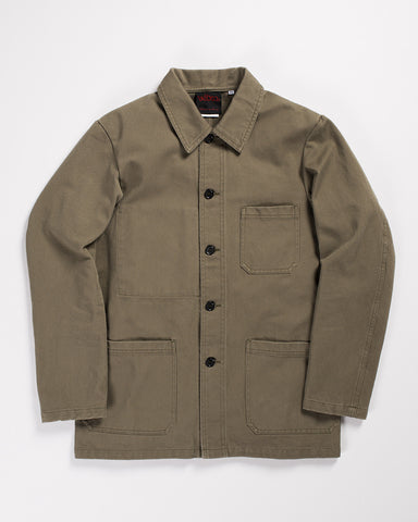 Pointer Brand Washed Denim Chore Coat