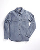 Five Brother Heavy Chambray Work Shirt Blue