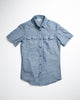 Kooth Brand Short Sleeve Workshirt Blue