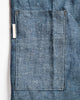 Portland Apron Company Smock Organic Hemp Blue Demin