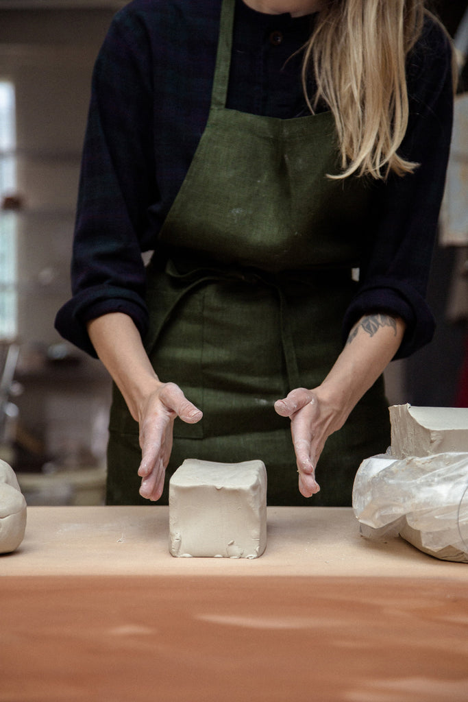 Fog Linen Daily Apron Laurel