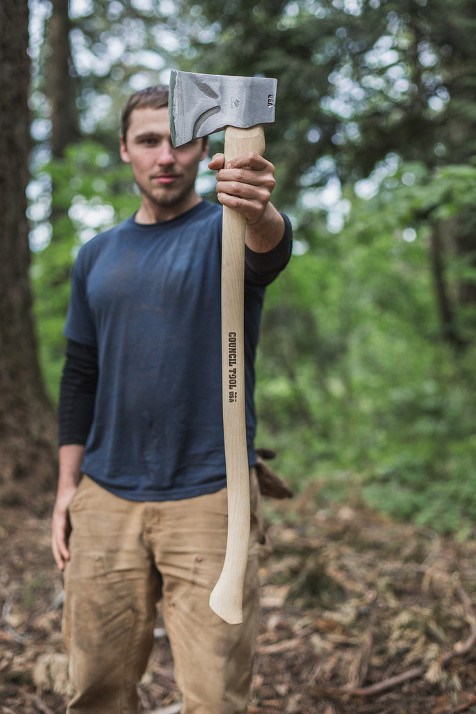 Council Jersey Classic Axe W/Bevels 36" Curved Handle