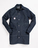 Pointer Long Jacket Indigo Denim