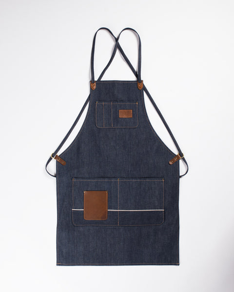 Red Clouds Collective Winston Apron Selvedge Denim